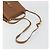 Borsa a Spalla LOEWE Anagram in Pelle 2way Marrone Oro Auth 186112 D'oro - vista 8