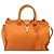 SAINT LAURENT Cabas Mini Hand Bag Leather 2way Orange Gold Auth 185950A D'oro Arancione - vista 13