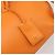 SAINT LAURENT Cabas Mini Hand Bag Leather 2way Orange Gold Auth 185950A D'oro Arancione - vista 20