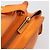 SAINT LAURENT Cabas Mini Hand Bag Leather 2way Orange Gold Auth 185950A D'oro Arancione - vista 22