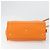 SAINT LAURENT Cabas Mini Hand Bag Leather 2way Orange Gold Auth 185950A D'oro Arancione - vista 5