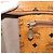 Borsa Tote MCM Vicetos Logogram PVC Pelle Marrone Oro Auth 187348 D'oro - vista 19