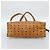 Borsa Tote MCM Vicetos Logogram PVC Pelle Marrone Oro Auth 187348 D'oro - vista 5