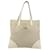 PRADA Tote Bag Canvas Beige Silver Auth 186830 Silber  - Ansicht 13