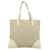PRADA Tote Bag Canvas Beige Silver Auth 186830 Silber  - Ansicht 2