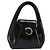Borsa CARTIER PANTHERE in pelle vernice nera argento Auth 186858A Nero