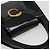 Borsa CARTIER PANTHERE in pelle vernice nera argento Auth 186858A Nero - vista 6