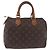 LOUIS VUITTON Borsa Monogram Speedy 25 M41528 LV Auth 186274 Monogramma - vista 2