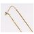 Collana Christian Dior metall Gold Auth SW2416 D'oro - vista 6