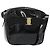 Borsa a tracolla Salvatore Ferragamo in pelle vernice nera e oro Auth BA13465 Nero D'oro
