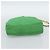 Borsa a Spalla con Catena PRADA Nylon Verde Oro Auth 186013A D'oro - vista 5