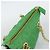 Borsa a Spalla con Catena PRADA Nylon Verde Oro Auth 186013A D'oro - vista 6