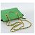 Borsa a Spalla con Catena PRADA Nylon Verde Oro Auth 186013A D'oro - vista 7