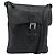 Borsa a tracolla LOEWE Pelle Nera Argento Auth 186849A Nero