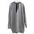 Alexander Wang T-Line Vestido Sudadera con Capucha Gris