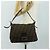 FENDI Zucca Canvas Mamma Baguette Shoulder Bag Black Brown Auth 185309M Marrone Nero - vista 28