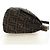 FENDI Zucca Canvas Mamma Baguette Shoulder Bag Black Brown Auth 185309M Marrone Nero - vista 4