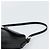 Bolsa de Ombro FENDI Mamma Baguette em Couro Preto Prata Autêntica 187091SAM - vista 14