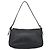 Bolsa de Ombro FENDI Mamma Baguette em Couro Preto Prata Autêntica 187091SAM - vista 2