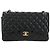 CHANEL Big Matelasse30 Chain Shoulder Bag Lamb Skin Black Gold CC Auth 184946SAV Nero D'oro - vista 13