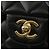 CHANEL Big Matelasse30 Chain Shoulder Bag Lamb Skin Black Gold CC Auth 184946SAV Nero D'oro - vista 18