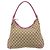 Borsa a Spalla GUCCI GG Canvas Abbey Beige Oro 130737 Auth 187022SAV D'oro - vista 2