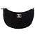 CHANEL Matelasse Chain Shoulder Bag Velor Black Gold CC Auth 186258SM Nero D'oro - vista 13
