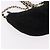 CHANEL Matelasse Chain Shoulder Bag Velor Black Gold CC Auth 186258SM Nero D'oro - vista 9
