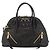Borsa Miu Miu Matelasse Biker in pelle di agnello 2 modi Nero Oro Auth 187637V D'oro - vista 13