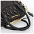 Borsa Miu Miu Matelasse Biker in pelle di agnello 2 modi Nero Oro Auth 187637V D'oro - vista 7