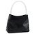 Borsa a Spalla PRADA in Pelle Nera Argento Auth 187050A Nero