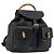 Zaino GUCCI Bamboo in pelle nera e oro 003 2058 0016 Auth BA13350 Nero D'oro