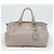 PRADA Galleria Handtasche aus Leder 2way Grau Gold Auth 186121V - Ansicht 12