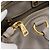 PRADA Galleria Handtasche aus Leder 2way Grau Gold Auth 186121V - Ansicht 27