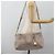 PRADA Galleria Handtasche aus Leder 2way Grau Gold Auth 186121V - Ansicht 31