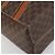Céline Borsa CELINE Macadam Canvas PVC Pelle Marrone Oro Auth 186813 D'oro - vista 16
