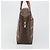 Céline Borsa CELINE Macadam Canvas PVC Pelle Marrone Oro Auth 186813 D'oro - vista 4