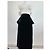 Gonna in velluto con bottoni a pressione vintage Dior nera argento Nero - vista 11