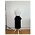 Gonna in velluto con bottoni a pressione vintage Dior nera argento Nero - vista 3