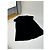 Gonna in velluto con bottoni a pressione vintage Dior nera argento Nero - vista 5