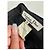 Gonna in velluto con bottoni a pressione vintage Dior nera argento Nero - vista 6