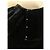 Gonna in velluto con bottoni a pressione vintage Dior nera argento Nero - vista 7