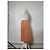 Céline Gonna in cotone Vintage Celine con dettaglio a catena Pesca XS - vista 2