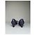 Chloé Décolleté Vintage Chloe in pelle con fiocco Viola scuro Blu navy EU36.5 - vista 4