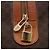 Céline Borsa Boston CELINE Macadam Canvas PVC Pelle Marrone Oro Auth 185992 D'oro - vista 18