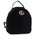 Zaino GUCCI GG Marmont Velluto Nero Oro 524568 Auth 186222SAM D'oro