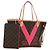 LOUIS VUITTON Borsa Tote Monogram Neverfull MM Grenard M41602 LV Auth BA13466SAM Monogramma