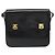 Céline Borsa a Spalla CELINE in Pelle Nera con Dettagli Oro Auth 179534A Nero D'oro - vista 13