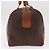 Céline Borsa Boston CELINE in tela Macadam e pelle PVC Marrone Oro Autentica 186815 D'oro - vista 3