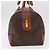 Céline Borsa Boston CELINE in tela Macadam e pelle PVC Marrone Oro Autentica 186815 D'oro - vista 4